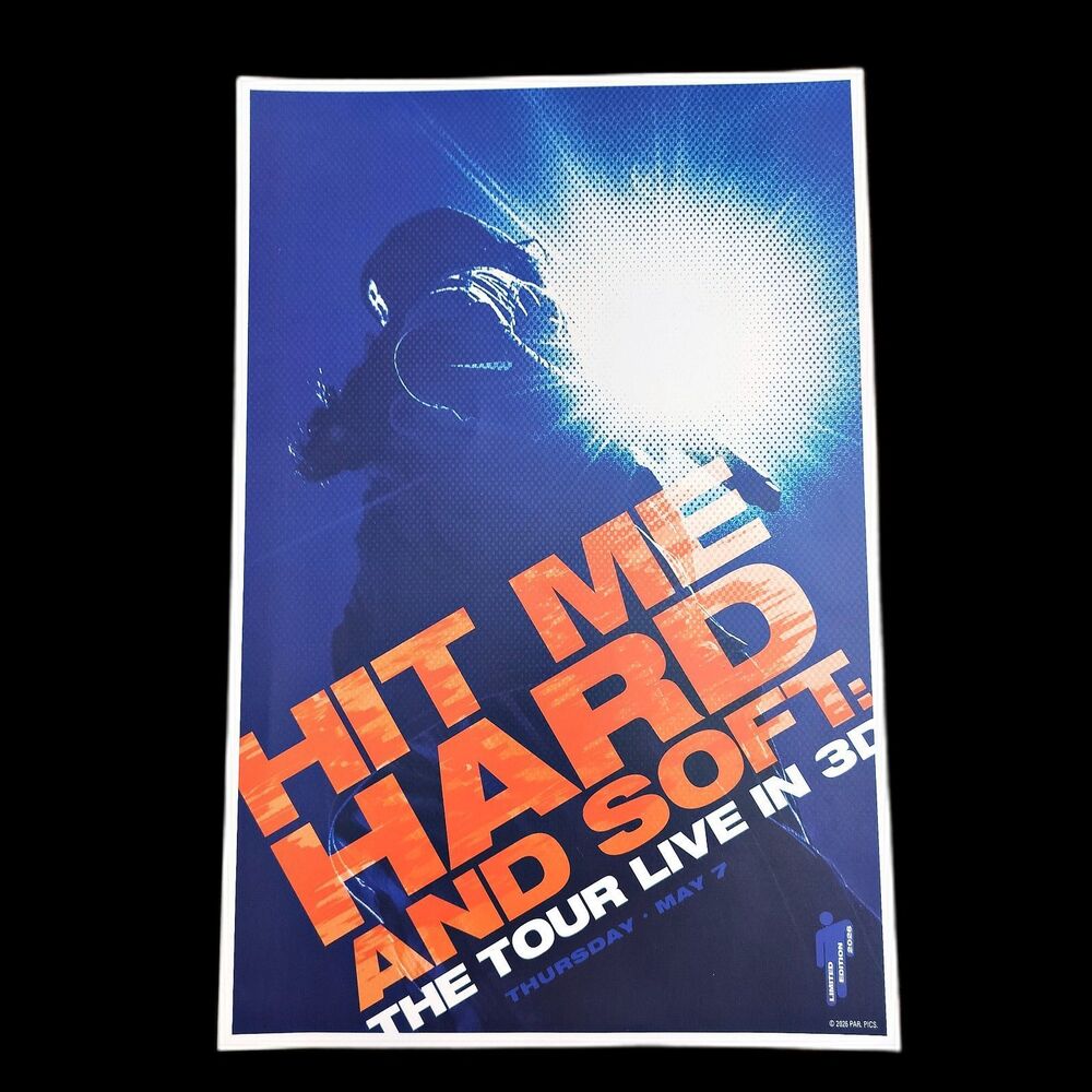 BILLIE EILISH Hit Me Hard and Soft The Tour AMC Limited Edition PROMO Poster